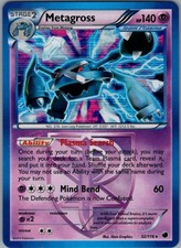 Metagross 52/116 Holo Rare Plasma Freeze Pokemon Near Mint
