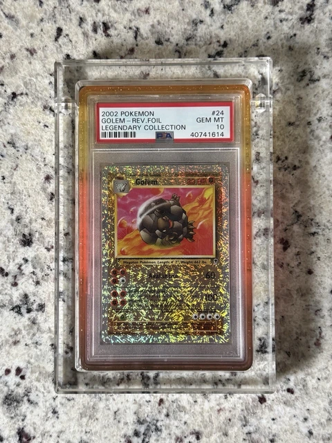 Golem 24/110 Legendary Collection Reverse Holo PSA 10 Gem Mint Pokemon
