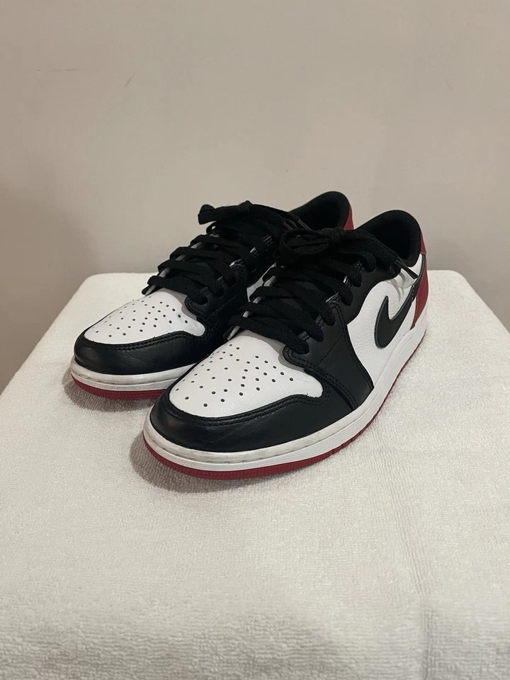 Air Jordan 1 Retro Bajo OG Puntera Negra - CZ0790-106 - Talla 8.5 EE. UU. Para Hombre Foto 2 de 4