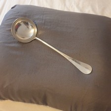 Oreste Franzi London 31cm silver-plated ladle Soup Broth c1880 Mod
