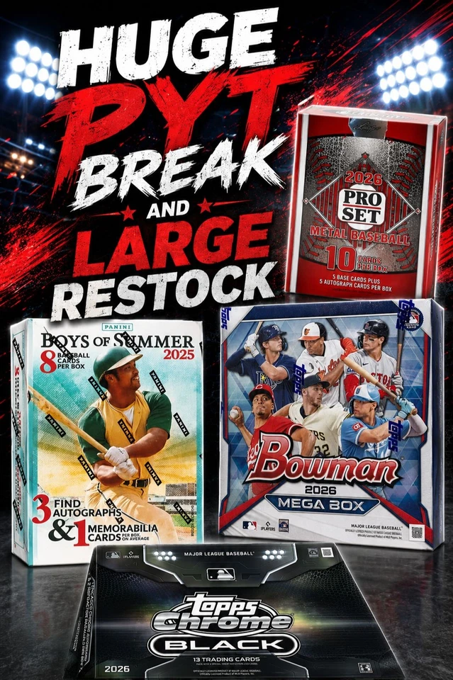 MUILT BOX ⚾BREAK  🎡EBAYS LARGEST RIP N SHIP SELECTION