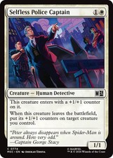 Selfless Police Captain 774 MTG Commander: Marvel Super Heroes C NM Foil
