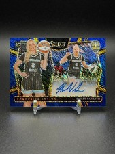 🔥RARE FOTL BLUE SHIMMER /13 HAILEY VAN LITH AUTO 2025 SELECT COURTSIDE ACTION