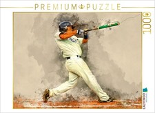 CALVENDO Puzzle Baseball 1000 Teile Puzzle quer | 1000 Teile Lege-Gr&ouml;&szlig;e 64x48cm