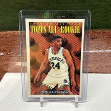Jim Jackson 1992-93 Topps All Rookie Card # 150, Ohio State / Dallas Mavericks. rookie card picture