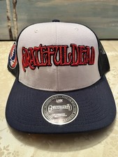 Grateful Dead Hat Cap Lids Adjustable Trucker Thick Embroidered Skull Patch New