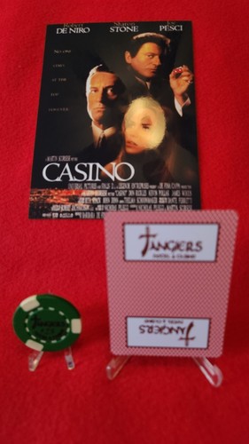 Tangiers Casino & Hotel Movie Casino Prop $25 Chip & Card