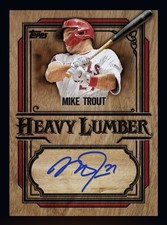 2025 TOPPS Series 2 Heavy Lumber Autograph-MIKE TROUT (ToppsMLB Bunt DigitaICard