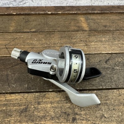 SRAM X-9 Right 9 Speed Trigger Shifter MTB Mountain Bike Silver