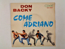 DON BACKY Come Adriano - Serenata 45 giri