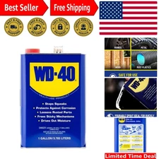 Versatile WD-40  Multi-Use Formula, 1 Gallon for Lubricating & Cleaning