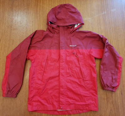 Marmot Youth PreCip Lightweight Packable Rain Jacket Coat Youth Large
