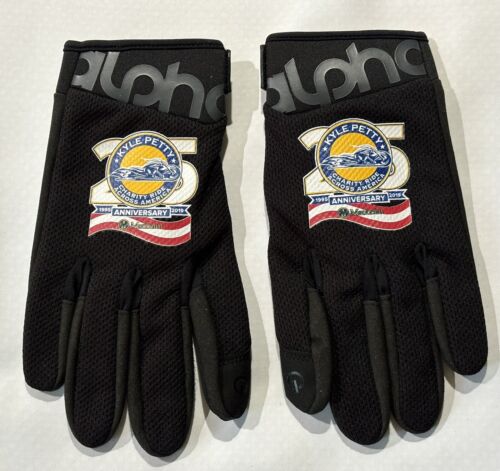 Alpha XL Kyle Petty Charity Race 2019 Anniversary Black Racing Riding Gloves XL