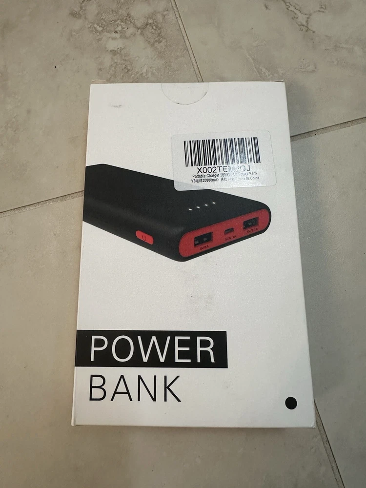 Slim High-Capacity Power Bank Portable Charger for Devices