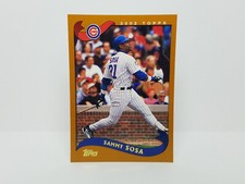 2002 Topps Baseball #250 Sammy Sosa, Chicago Cubs - Base Card