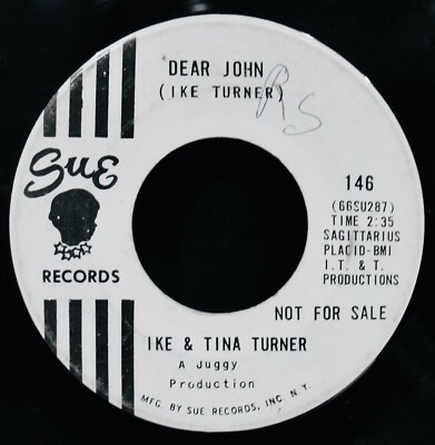 IKE & TINA TURNER   Dear John & I Made A Promise Up Above~Promo 45~SUE #146
