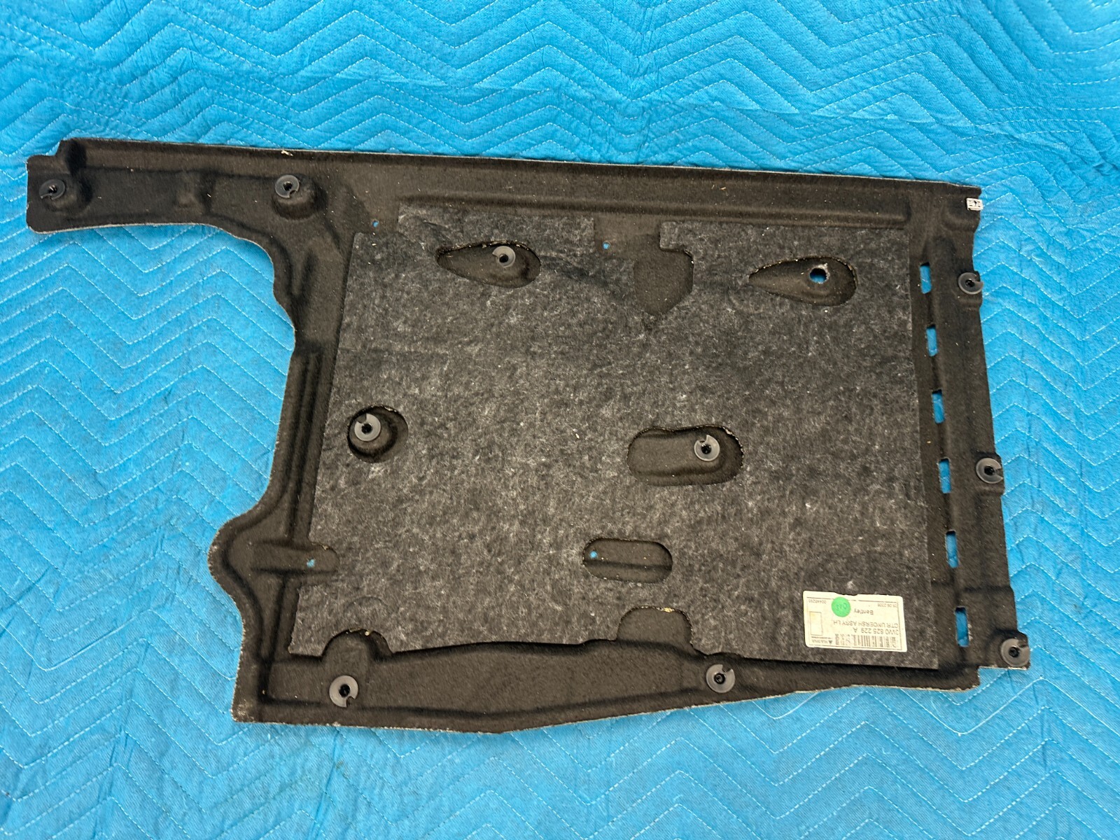 Bentley Flying Spur Rear Under Body Cover Insulator Driver's Side 2006-2012 OEM
