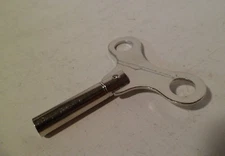 New Nickel Replacement Clock Key Size 7 / 4.0 mm For Key Wind Clocks 