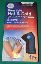 Compression Sleeve for Elbow,Knee, Arm, Ankle, by MedPride, Reusable Hot & Cold
