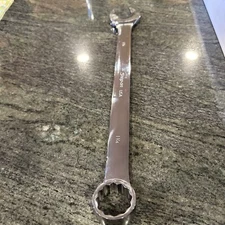Snap-on soex40 1-1/4” sae flank drive plus chrome combination wrench