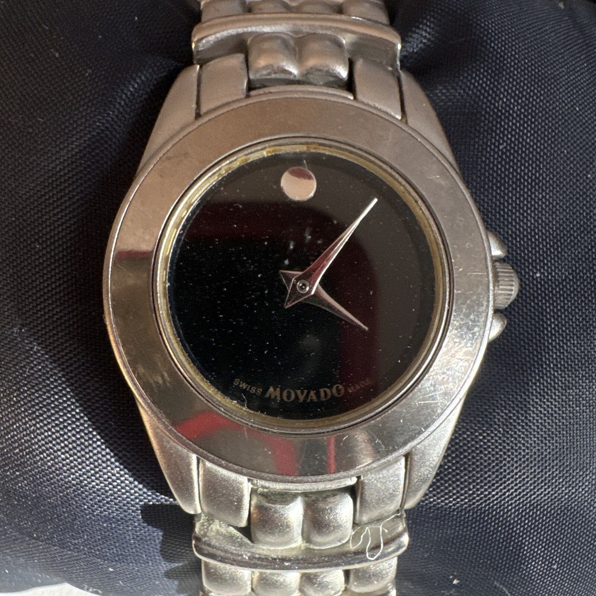 Movado Watch Women’s Silver Tone Stainless  Water Resistant.  Working Condition. Movado Watch Women main image 2