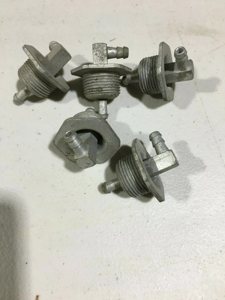 Vintage NOS Snowmobile Fuel Tank Fitting Lot Viking Scorpion Raider Ski Daddler