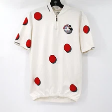 VTG Giordana Cycling Jersey Mens Large Disney Mickey mouse Short Sleeve 1/4 Zip