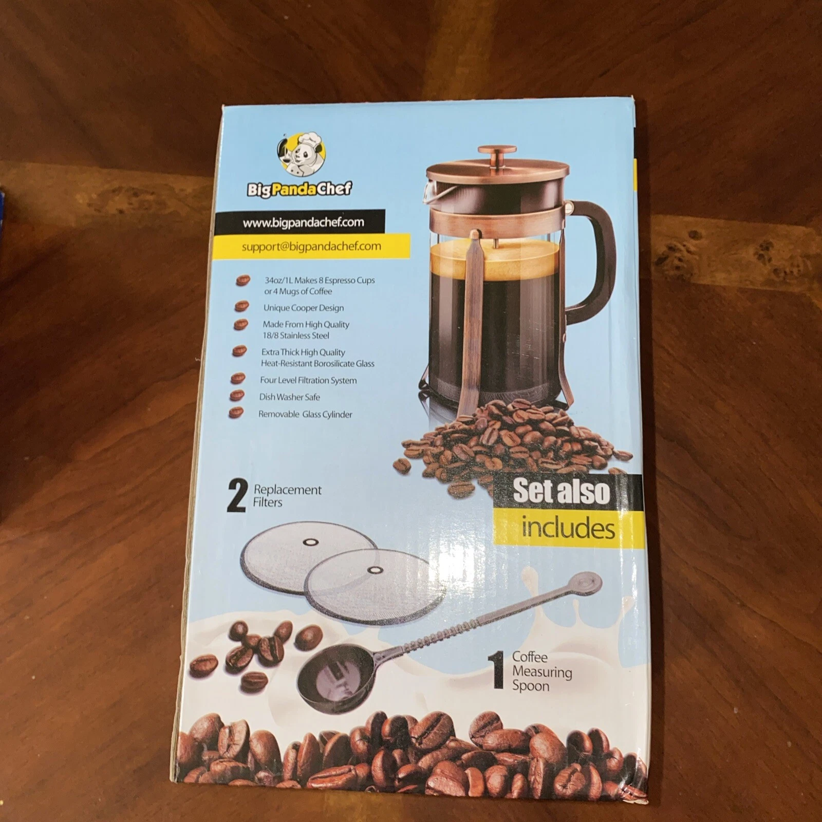 Big Panda Chef French Press Coffee And Tea Maker