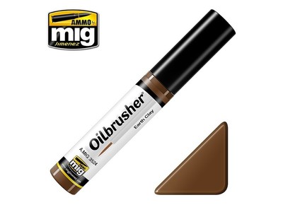 AMMO MIG - Weathering product Oilbrusher - EARTH CLAY, 3524