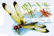 Vanuatu 2012 - Dragonflies - Souvenir Stamp Sheet - MNH