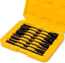 8 PCS Long Magnetic Nut Driver Set 6 Inches SAE 1/4 Inch Hex Shank Nut Driv