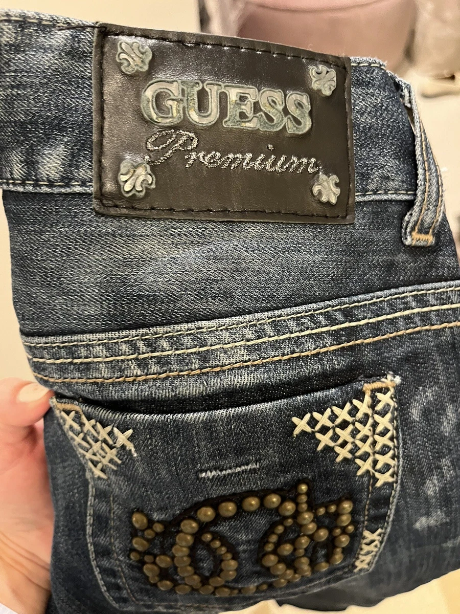 Guess clearance studded jeans