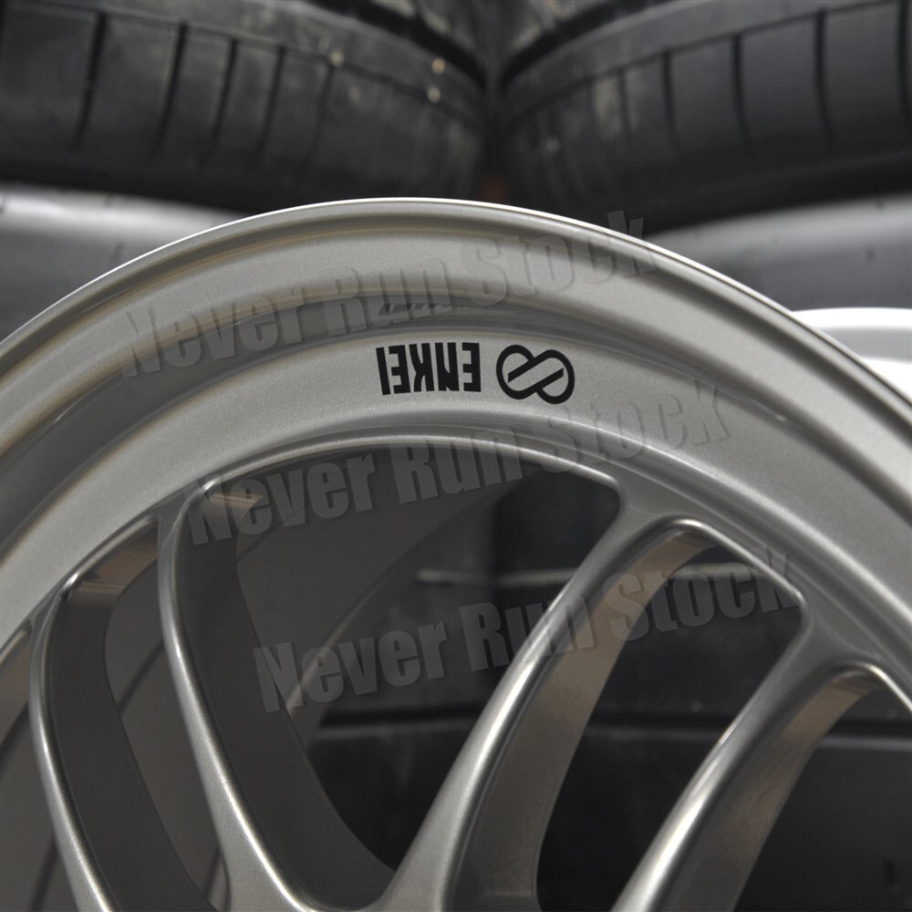 AUTHENTIC ENKEI RPF1 17x8.5 5x114.3 +30 OFFSET SILVER 12 AUTHENTIC ENKEI RPF1 17x8.5 5x114.3 +30 OFFSET SILVER 12
