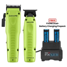 BaBylissPRO FXONE LO-PROFX Clipper & Trimmer Neon Yellow | FX829NYLT, FX729NYLT