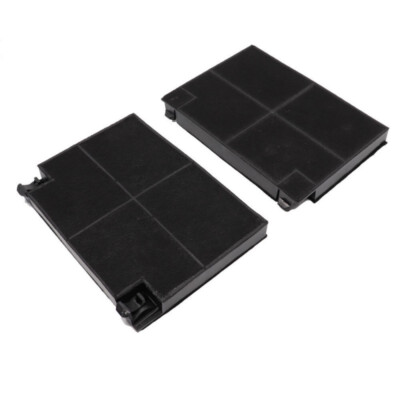 Kit Coppia Filtri Al Carbone Attivo Anti Odore Per Cappa - 22,5 X 15 X 2 Cm - Compatibili Con Faber, Whirlpool, Indesit, Hotpoint Ariston E Altri