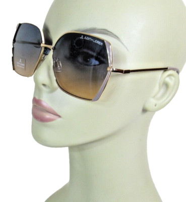 JUDITH LIEBER LILAC Sunglasses Gold Frame Lilac Enamel Outer Rims Earpieces