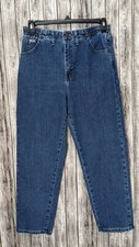 Women's Blue Medium Wash Vintage Denim Jeans From Approximately 1980's
