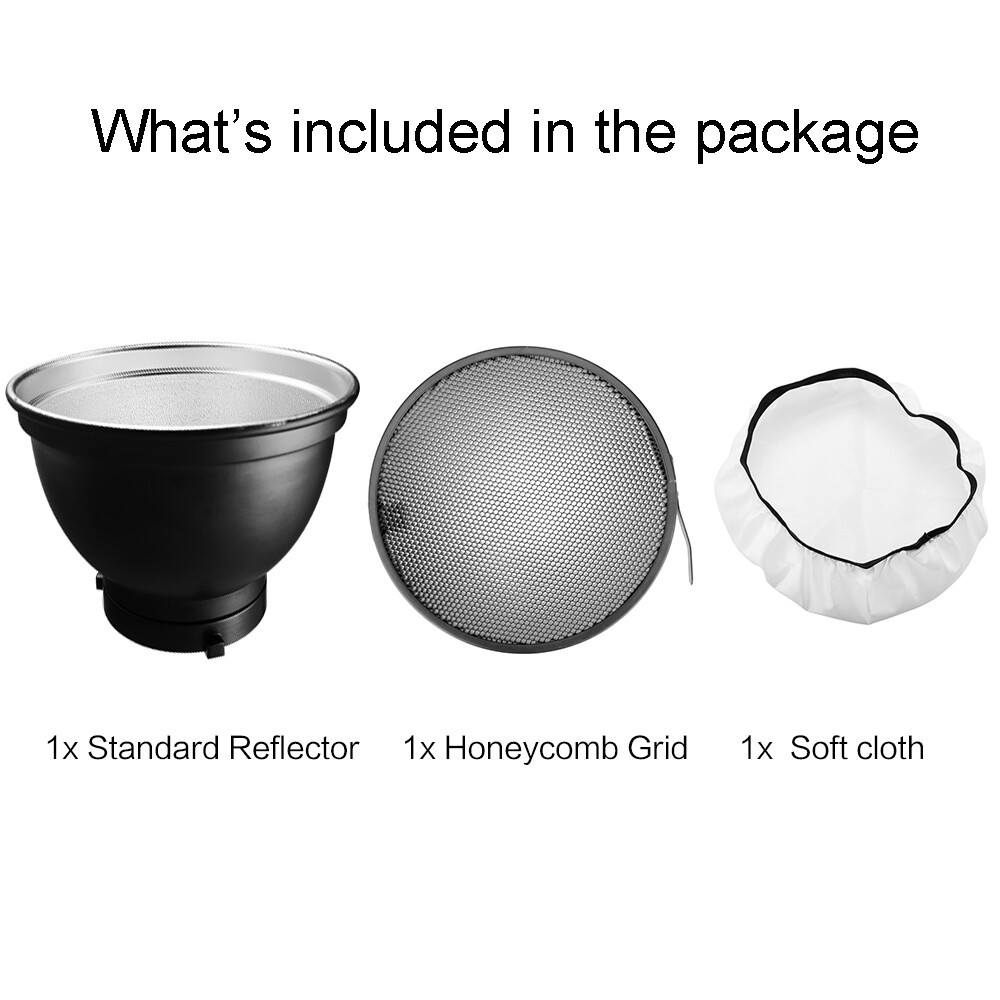 Grids/Honeycombs Camera Flash Diffuser 7" Standard Reflector With ...