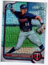 2022 Bowman Chrome Mega Refractor #BCP156 Danny De Andrade 1st Bowman