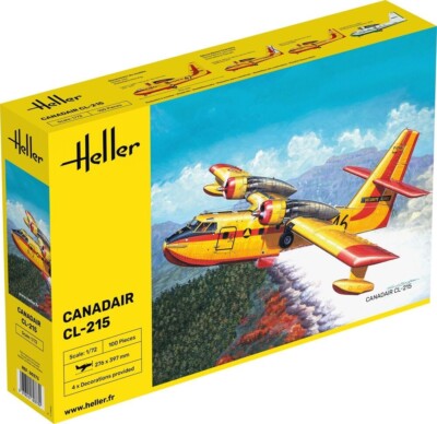 Heller 80373 Canadair CL-215 Löschflugzeug 1:72 | Bausatz 40cm Spannweite
