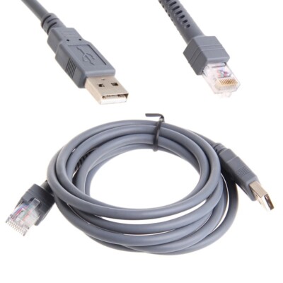 CBA-U01-S07ZAR 9FT USB Cable for Motorola Symbol LS2208 LS4208 DS9208 Scanner