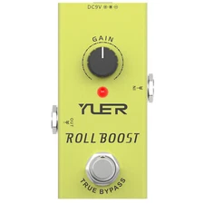YUER RF-14 Electric Guitar Pedal Roll Boost 9V DC Full Metal Shell True Bypass