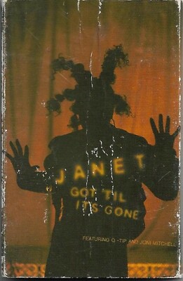 Janet Jackson  Got 'Til It's Gone CASSETTE SINGLE Hip Hop RnB/Swing Joni Mitchel