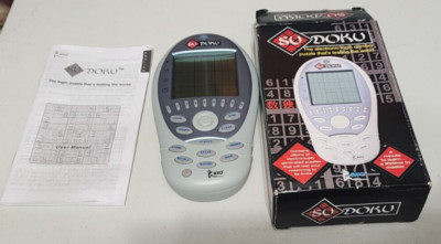 Ryo Electronic SUDOKU Handheld Pocket Travel Logic Number Puzzle Video Game