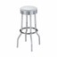 coaster co- bar stool, height, white