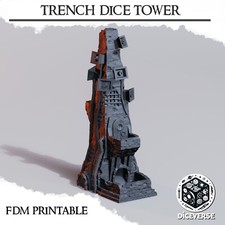 Terreno da tavolo - Wargaming Terrain - Torre degli altoparlanti - Torre dei dadi