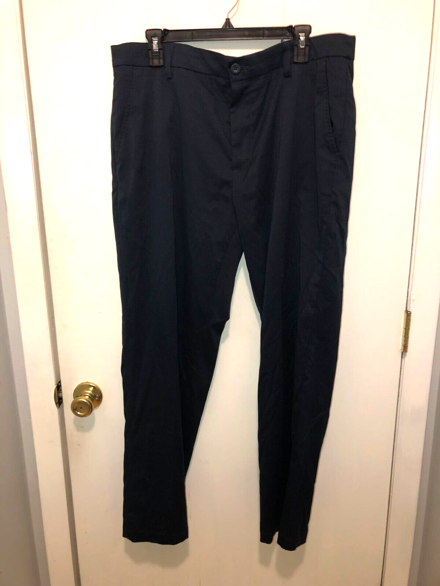 Classic Fit 36 X 31 Mens Pants Men's Haggar Premium No-Iron Khaki