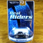 Hot Wheels Real Riders Series Limited Edition '67 Camaro Black Redline 2005