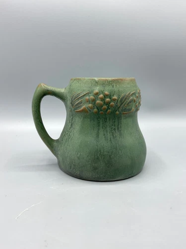 United Crafts Pinecone Mug Stickley Museum Bennington Potters Pottery Mug