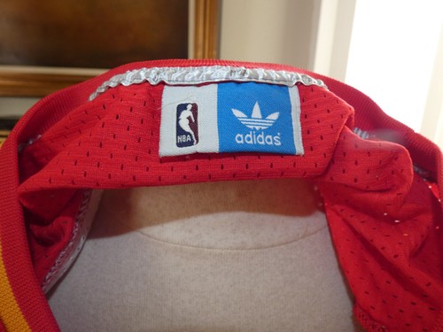 Adidas NBA Hardwood Classics Atlanta Hawks #5 Smith Men's Tank Jersey, M - Picture 6 of 6